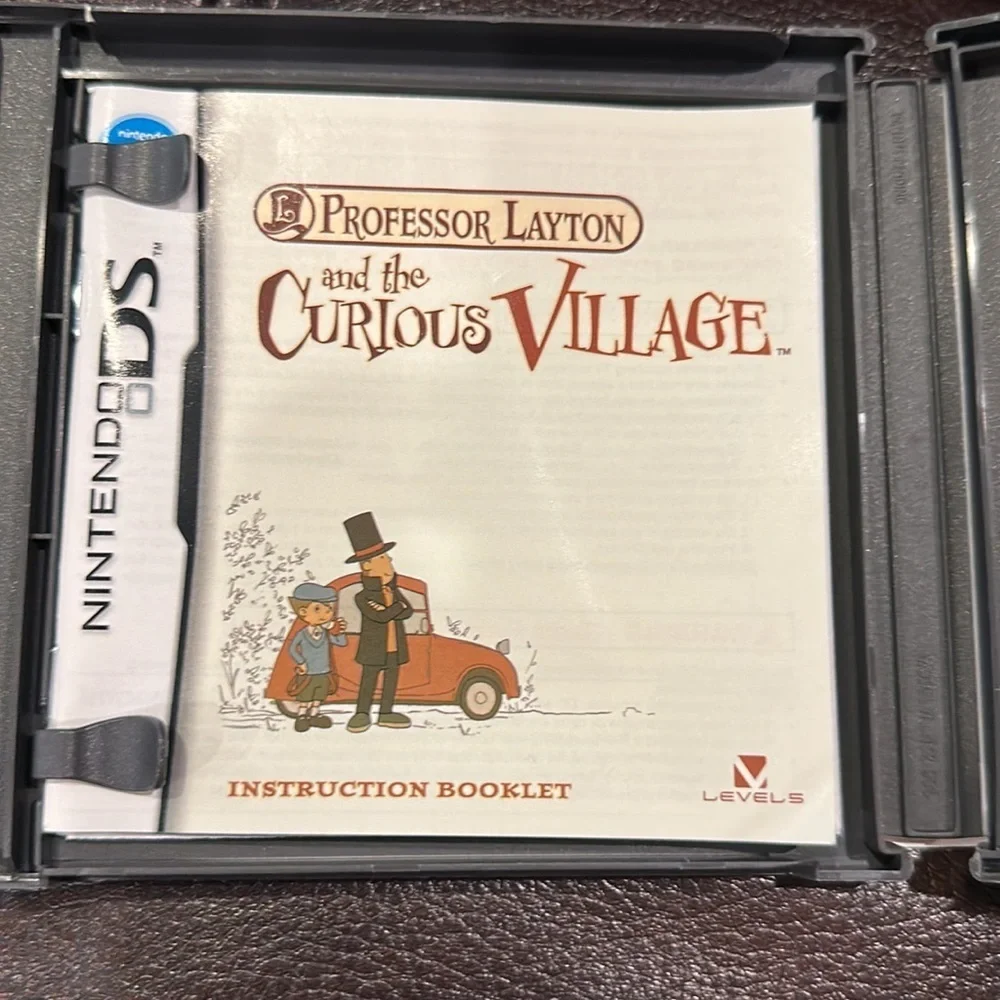 Nintendo DS Professor Layton and the Curious Village video game puzzle